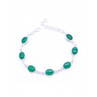 Avanturīns - sudraba rokassprādze